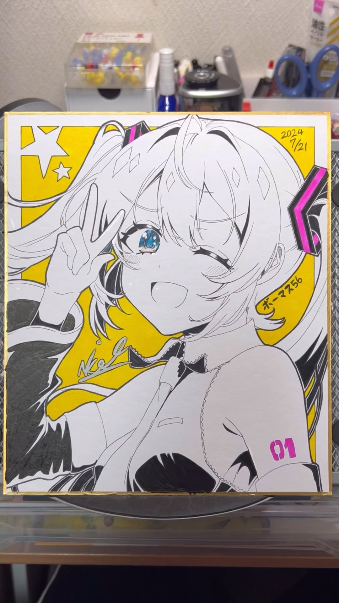 オリジナル手描きアナログイラスト 12 オリジナル手描きアナログイラスト白雪姫⑩ - メルカリ
