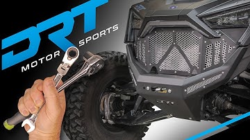 DRT motorsports Polaris RZR PRO R Front Winch Bumper install