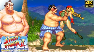 Super Street Fighter II - E. Honda (Arcade / 1993) 4K 60FPS