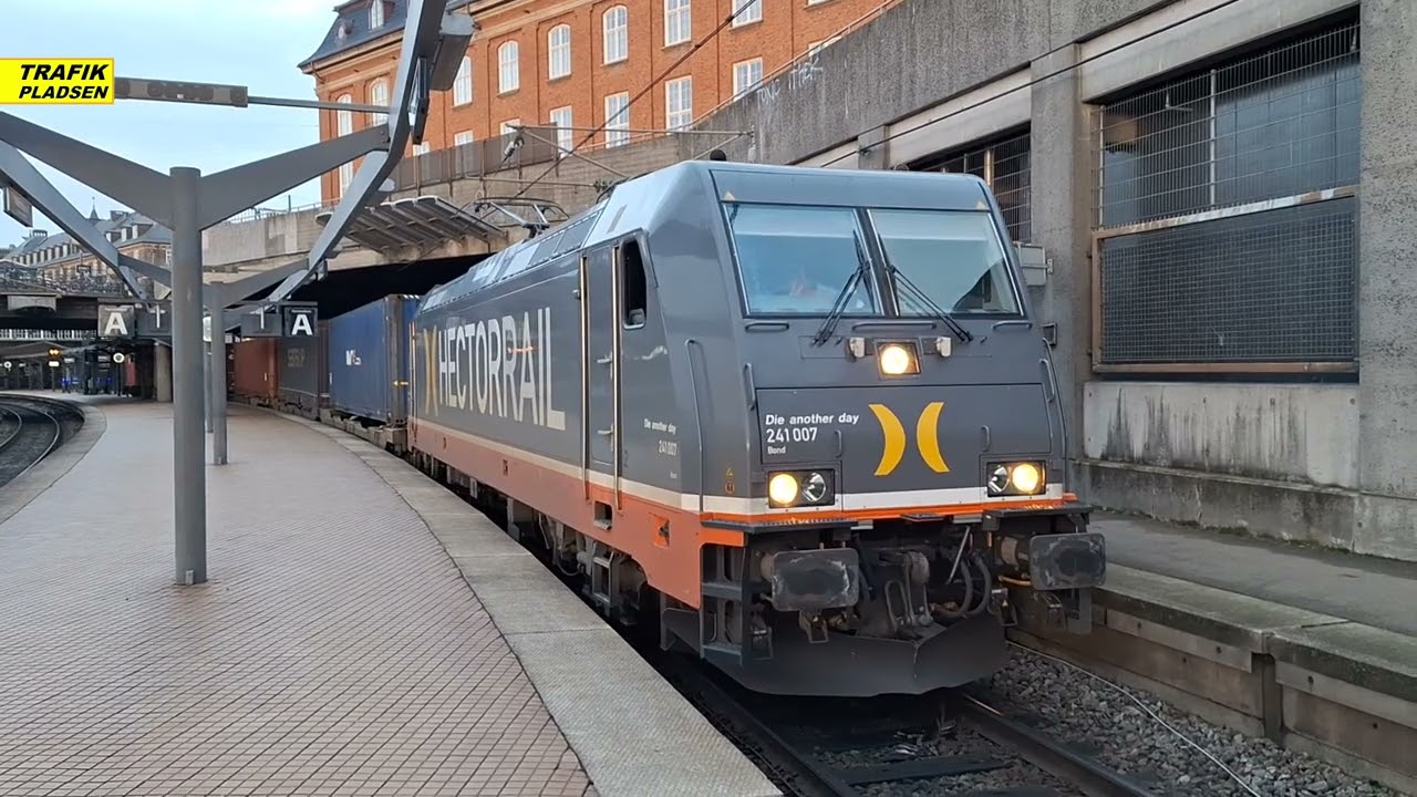 HectorRail godstog vender på København H.