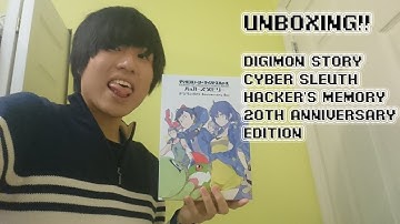 Unboxing Digimon Story: Cyber Sleuth Hacker