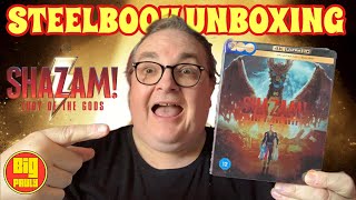 Shazam Fury of the Gods (HMV Exclusive) 4K Steelbook Unboxing
