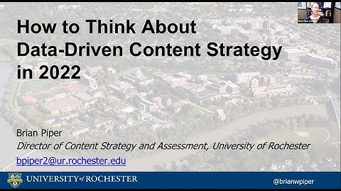 How to Think About Data-Driven Content Strategy in 2022 (Brian Piper)