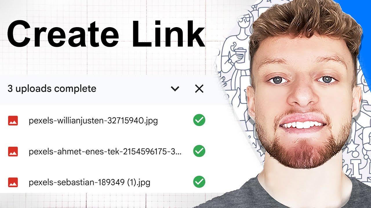 How To Create a Link To Share Photos (Step By Step) - YouTube