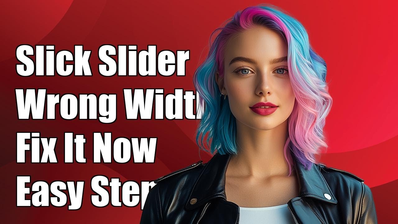 Slick slider gets wrong width - YouTube