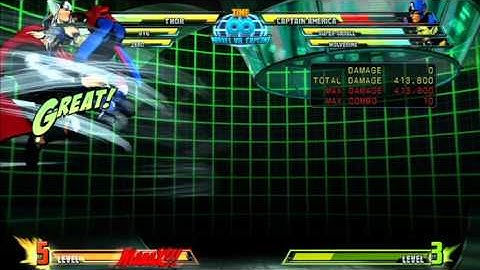 MvC3: Thor - Day 1 Reset - 100%!