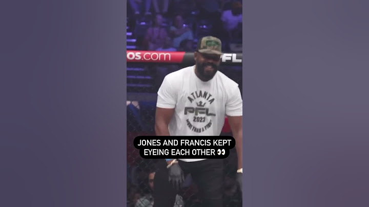 Jones and Ngannou 👀 (via PFL)