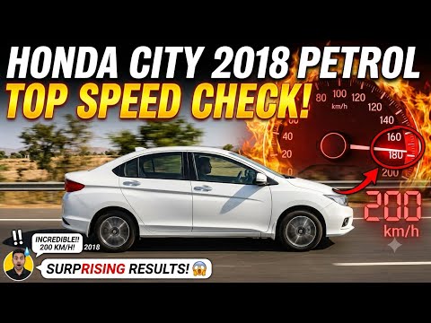 Honda City 2018 Petrol Top Speed Check: Can It Touch 200 KM/H?!