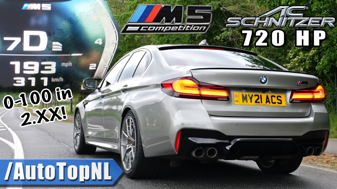 720HP BMW M5 LCI Competition AC Schnitzer 0-311 TOP & SOUND by AutoTopNL - YouTube