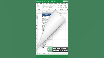 MERAPIKAN DATA DENGAN WRAP TEXT  #excel #tipspraktis #exceltutorial #exceltips #belajarexcel