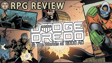 Judge Dredd and the Worlds of 2000AD: You ARE the law! 🚨 RPG Review & Mechanics