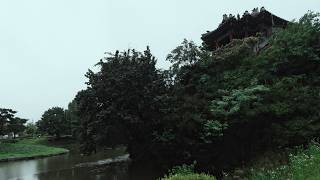 Sleep in 5 Mins 😴 Calming Summer Rain at UNESCO Heritage, Suwon Hwaseong Korea (30 Min Pure ASMR)