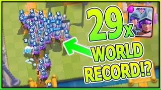 29 MUSKETEERS!! NEW WORLD RECORD!? | Clash Royale Mass Troop Gameplay!! WORLD RECORD TIPS + GUIDE!