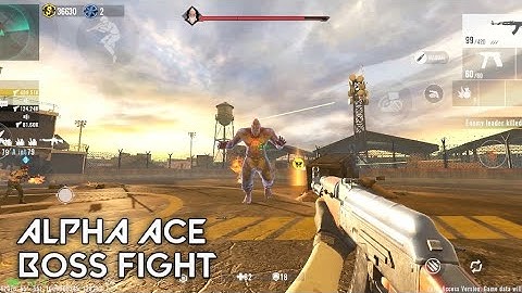 Alpha Ace Zombie Boss Fight Gameplay