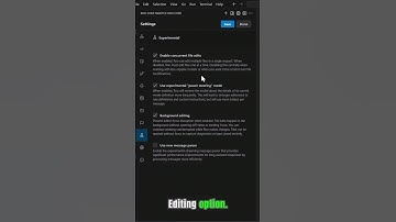 Background Editing in Roo Code