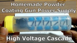 Homemade Powder Coating Gun High Voltage Cascade Power Supply