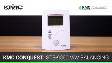 KMC Conquest: STE-9000 NetSensor VAV Balancing