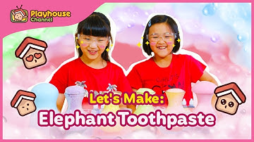 Elephant Toothpaste Science Experiments | DIY at Home | Playhouse Channel