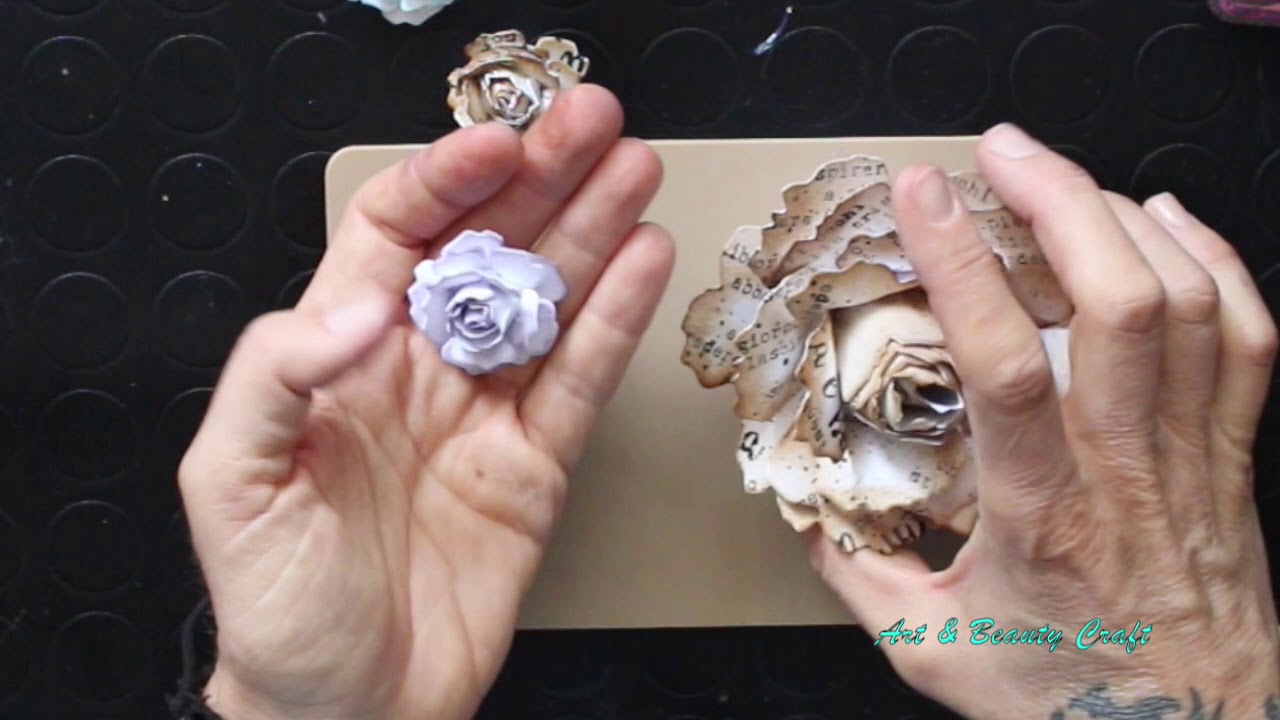 Fustella Sizzix n. 659441 - Tattered Floral die - Tutorial #2