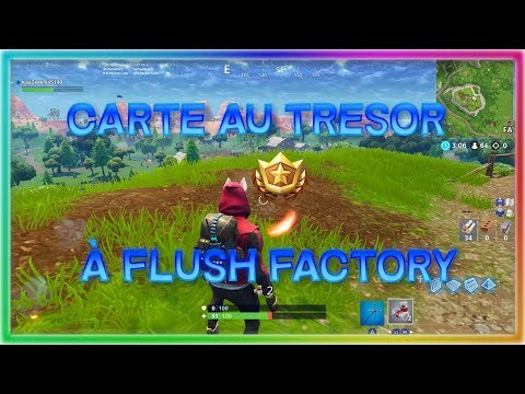 Vidéo: Fortnite - Emplacement De La Carte Au Trésor De Flush Factory