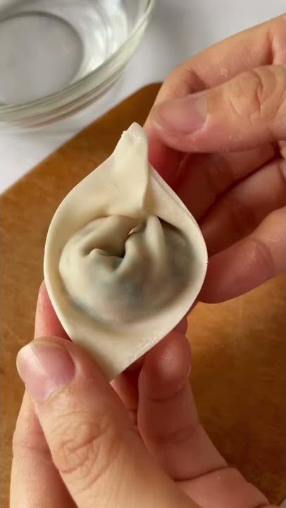 This is my favourite way to fold & shape wontons #shorts