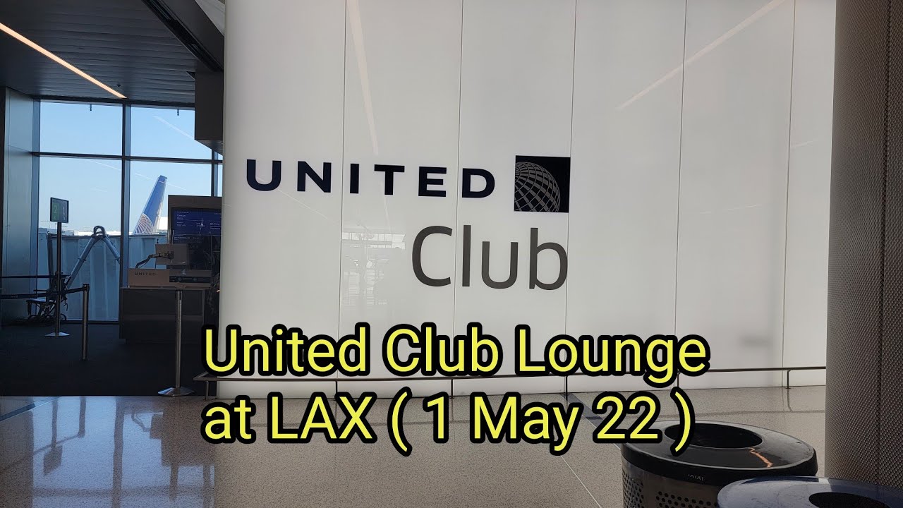 United Club Lounge at LAX