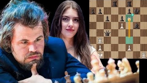 Clever Chess Game : 147 | Magnus Carlsen vs Alexandra Botez #chessgrandmaster #chessplayer #chess 