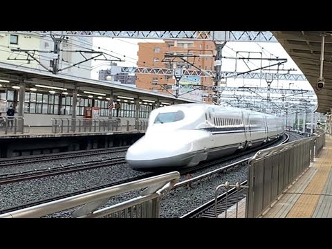 【東海道新幹線】浜松駅  高速通過・発着