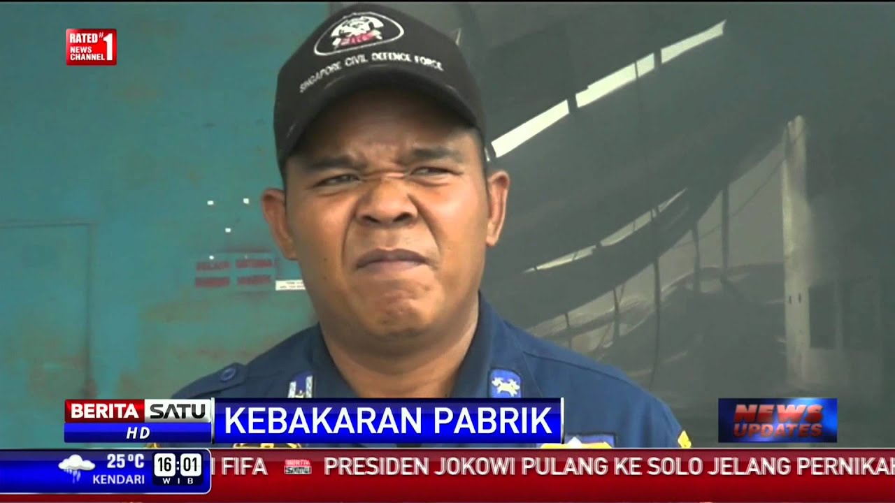 Pabrik Busa Springbed di Tangerang Terbakar - YouTube