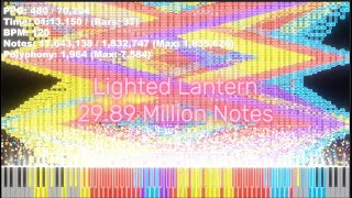 [Black MIDI] Lighted Lantern - 29.89 Million Notes