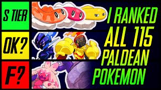 I Ranked ALL 115 Paldean Pokemon | Scarlet and Violet | Mr1upz