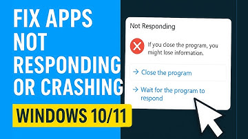How to Fix Apps Not Responding or Crashing in Windows 10/11 (Step by Step)