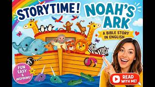 🛶 Noah’s Ark Story for Kids A Bible Adventure Full of Faith 🌈 #jesus #love #viral #god #facts