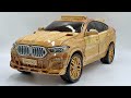 Wood Carving - Crafting a Unique BMW X6 from Wood - Woodworking Art