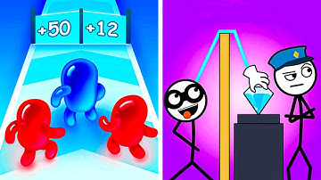 Thief Puzzle vs Join Blob Clash 3D, Thief Puzzle Man, Join Blob Clash 3D Gameplay on Youtube Ep145