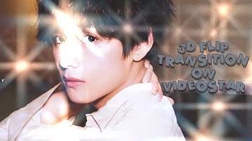 3D flip transition on videostar