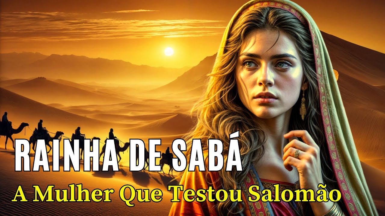 A História da RAINHA DE SABÁ: A Mulher Que Desafiou O Rei Mais Sábio do Mundo! História Bíblica