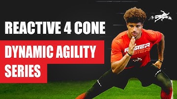 Reactive 4 Cone Agility Drills | Speed Training