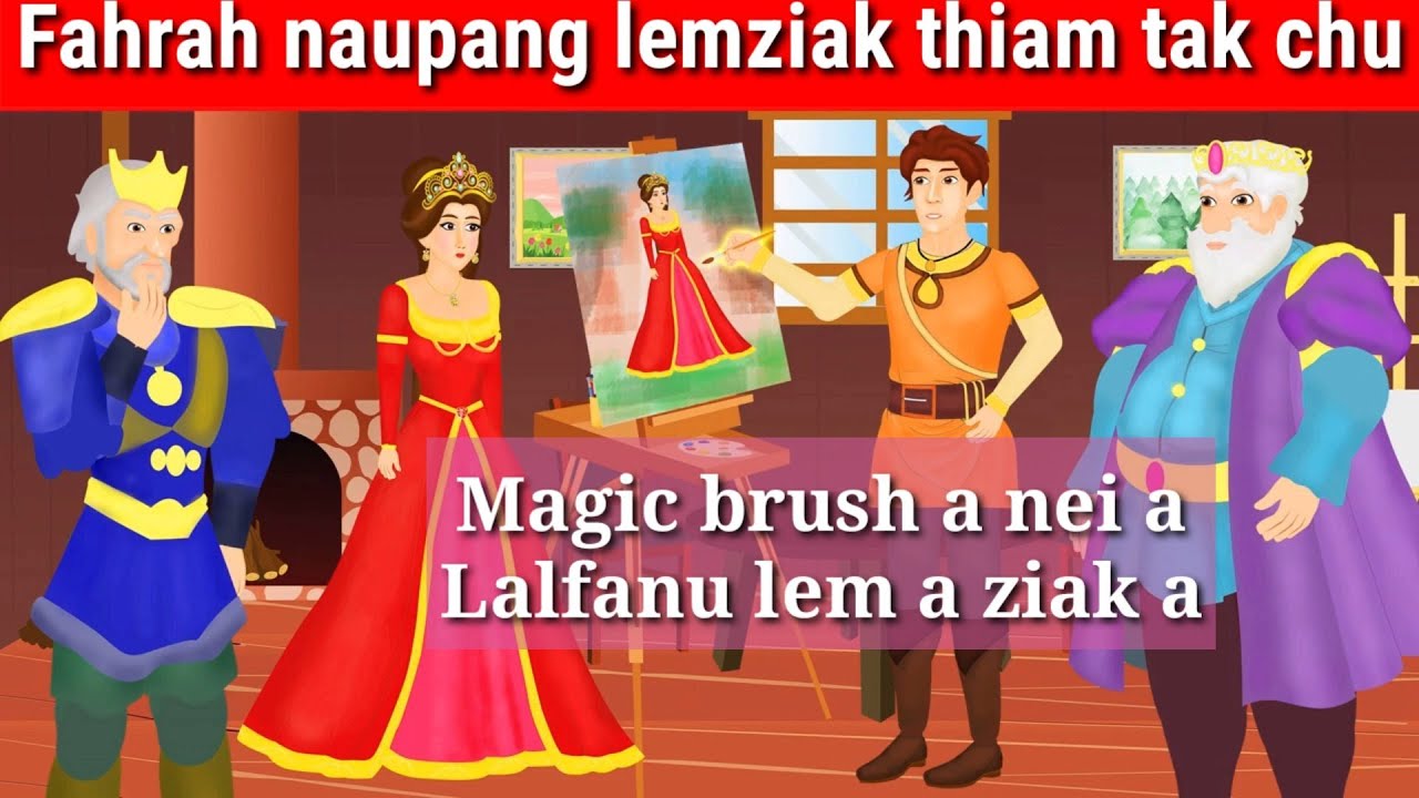 Fahrah naupang lemziak thiam tak leh a magic brush chu!!!