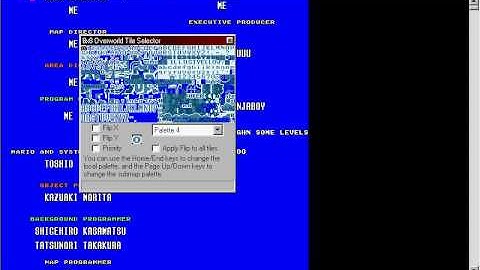 how to change the credits and title screen in mario with lunar magic