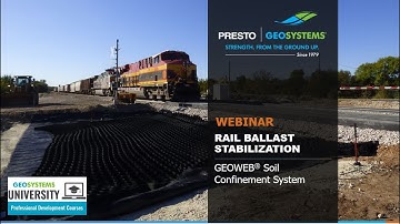 Webinar: Maximizing Ballast Life and Rail Performance with the GEOWEB® Geocells