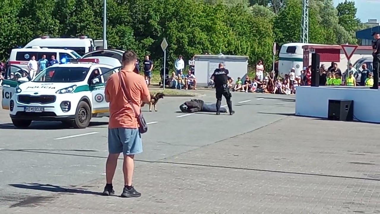 SOS Deň Michalovce časť tretia - Zadržanie policajným psom