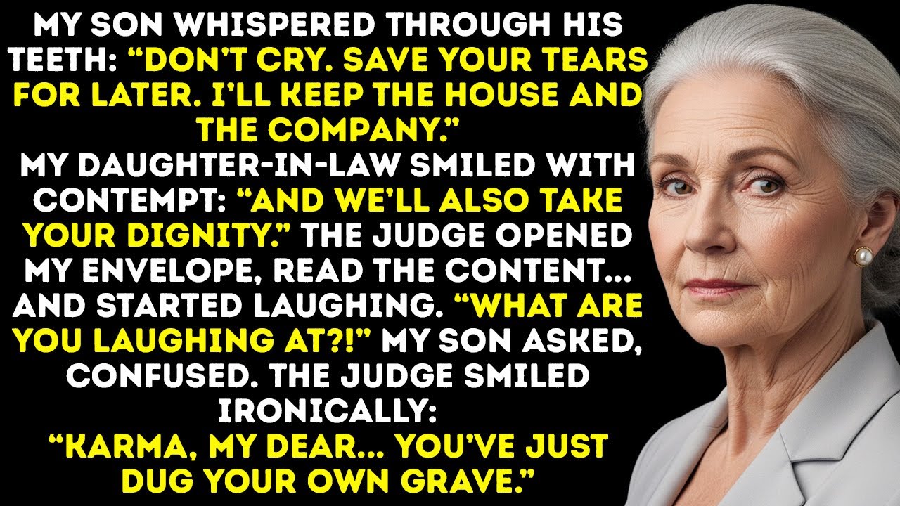 My Son And His Wife Tried To Take It All — My House, My Business, Even My Pride. But The Judge...