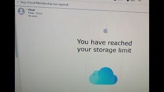 Apple will never delete files from your icloud if full. Your iCloud Membership has expired! Scam