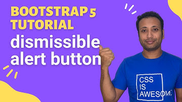 Bootstrap5 Bangla Tutorial 8 : dismissible alert button