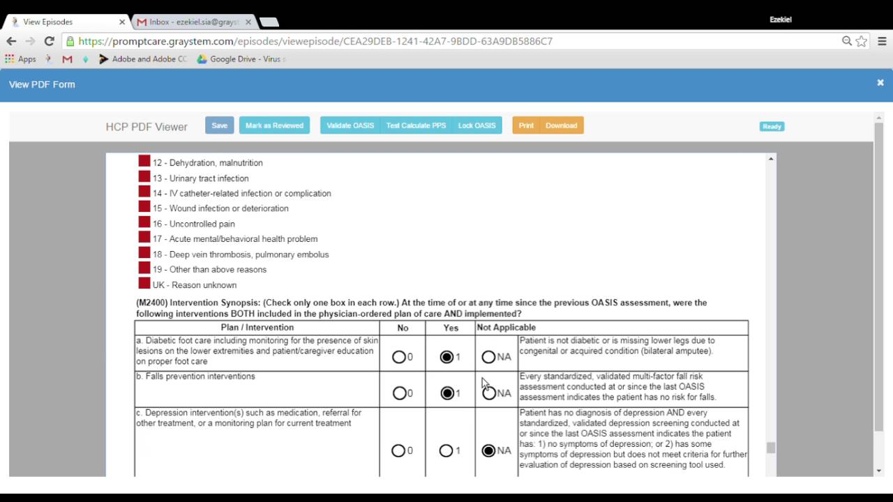 RFA 7 TRANSFER DC VALIDATION