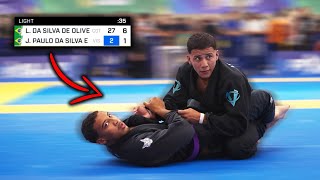 This Purple Belt Match Was NUTS | Luiz Gustavo vs Lucas Oliveira | 2024 IBJJF Brasileiros
