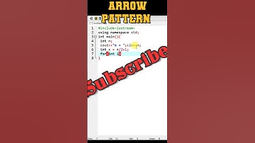 ARROW Pattern in C++ #beginners #computer #coding #codinglife #explore #explorepage