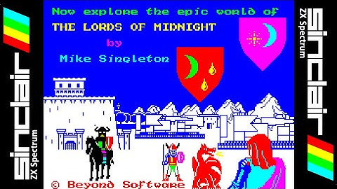THE LORDS OF MIDNIGHT (1984) Walkthrough, ZX Spectrum