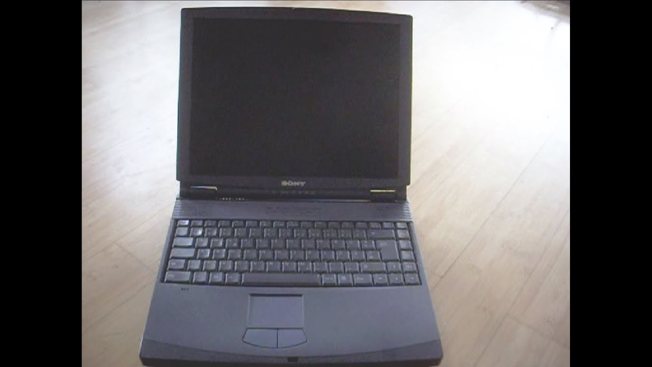 1999 Sony Vaio Retro Laptop (Pentium II 366MHz 128MB RAM) - YouTube